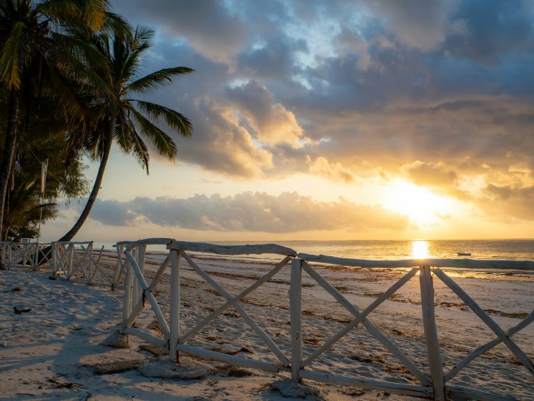 sunrise at Diani Beach, Kenya